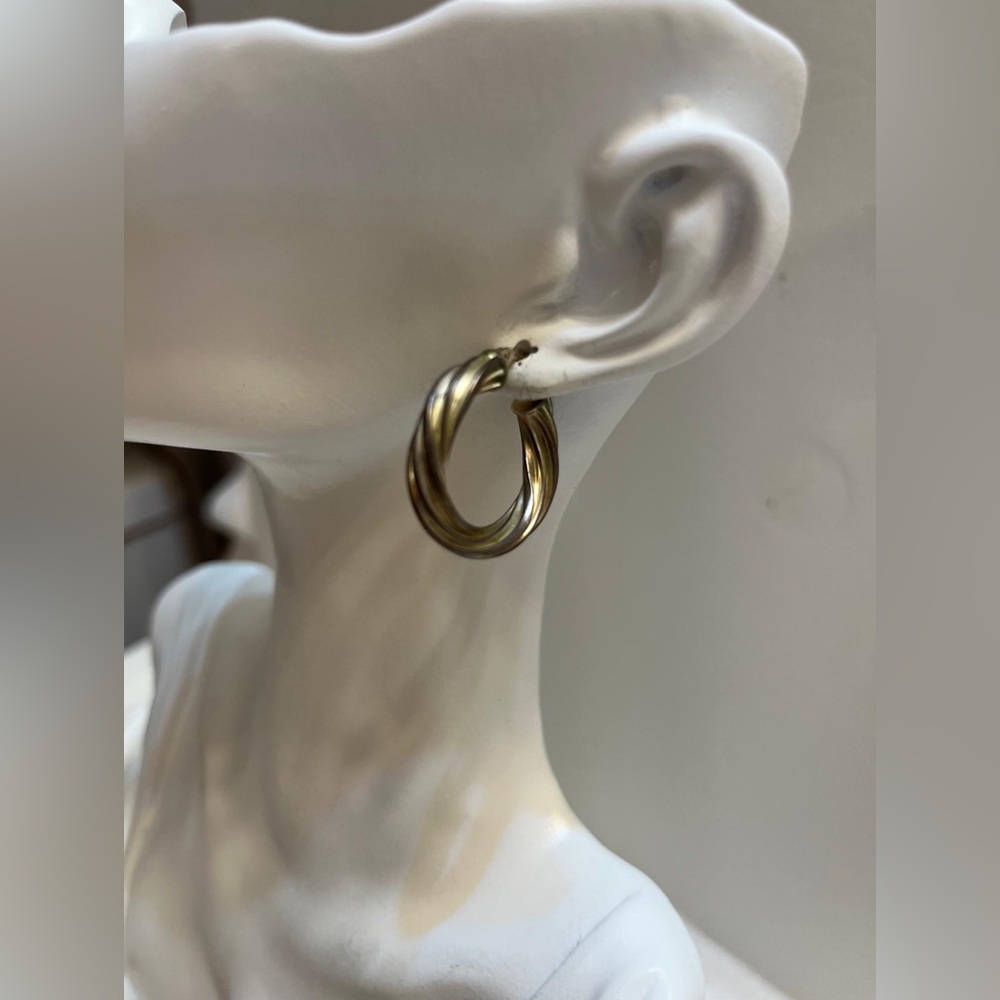 Vintage Colombian silver earrings